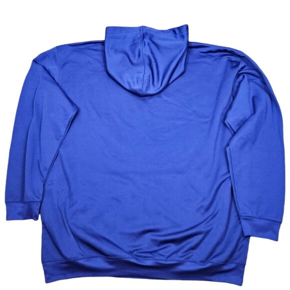 Majestic Chicago Cubs Blue Screenprinted Hoodie Sweatshirt Mens Size 3XL Tall - Picture 2 of 10